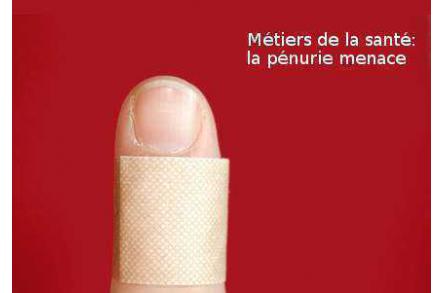 La pénurie menace les métiers de la santé