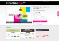 Vizualize.me, votre CV en infographie