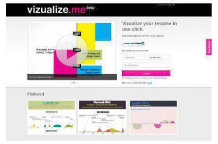 Vizualize.me, votre CV en infographie